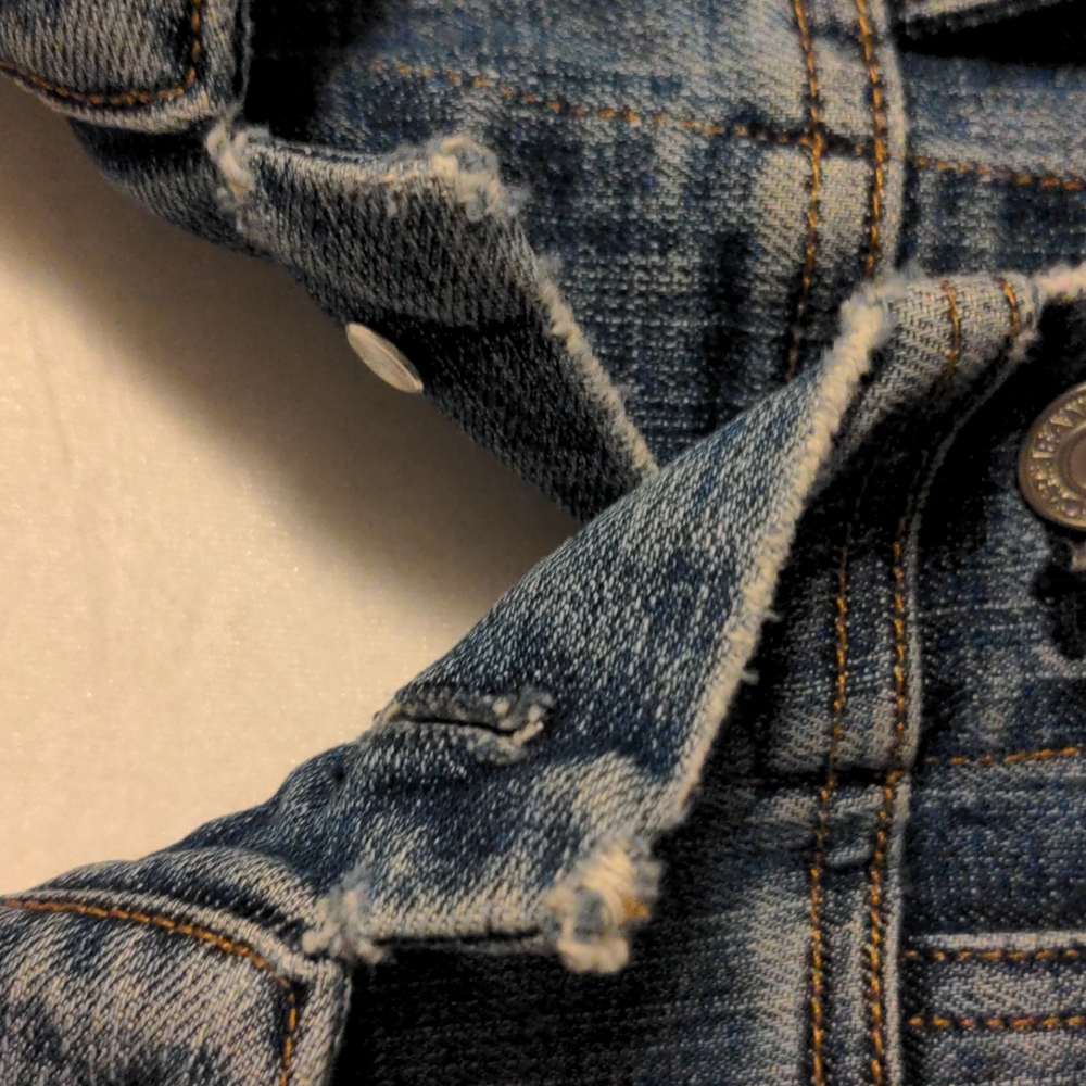 Vintage GAP Denim Jean Jacket with Tiger Patch 🔥🔥🔥 - Picture 4 of 10